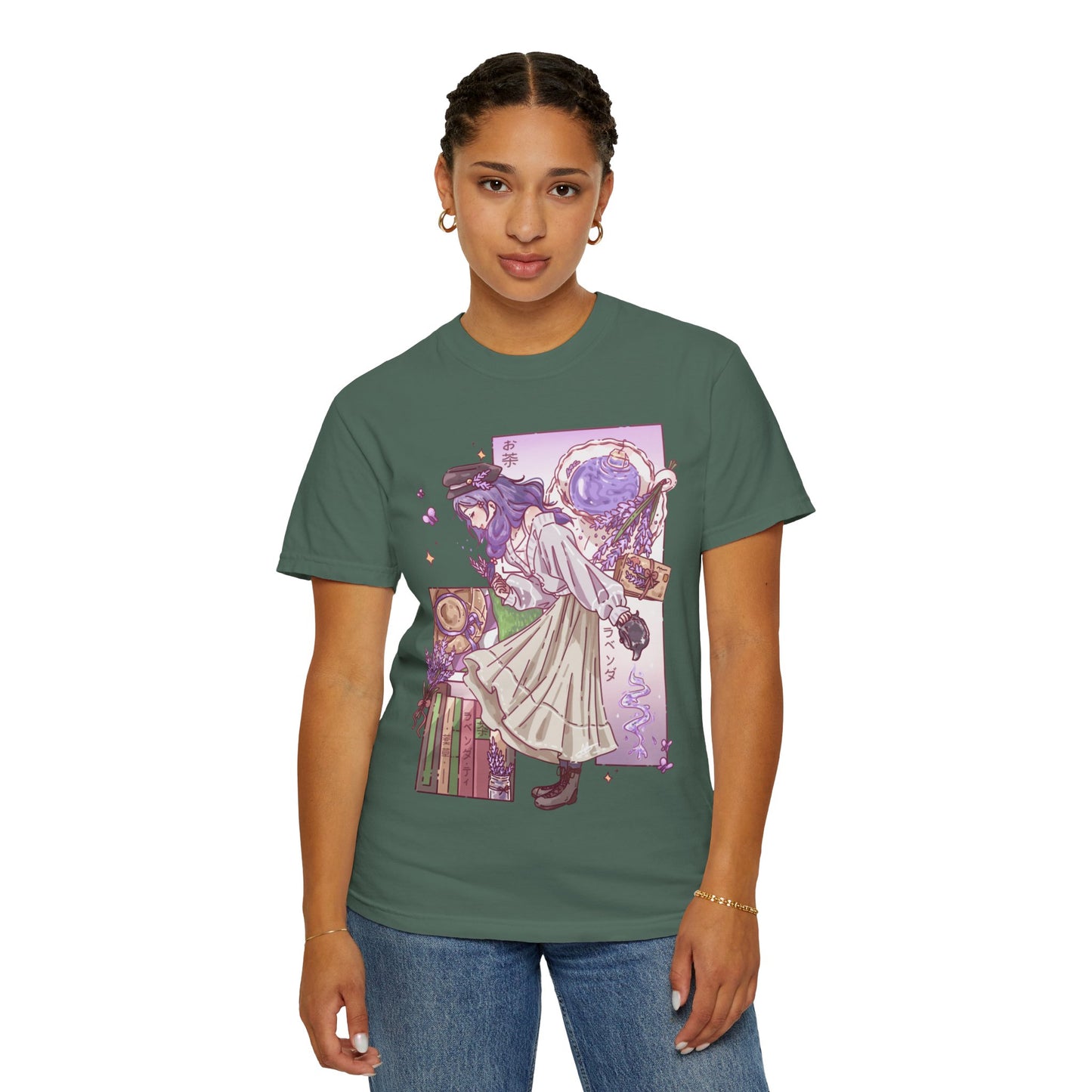 Lavender Tea-Shirt | Anime Girl T-Shirt