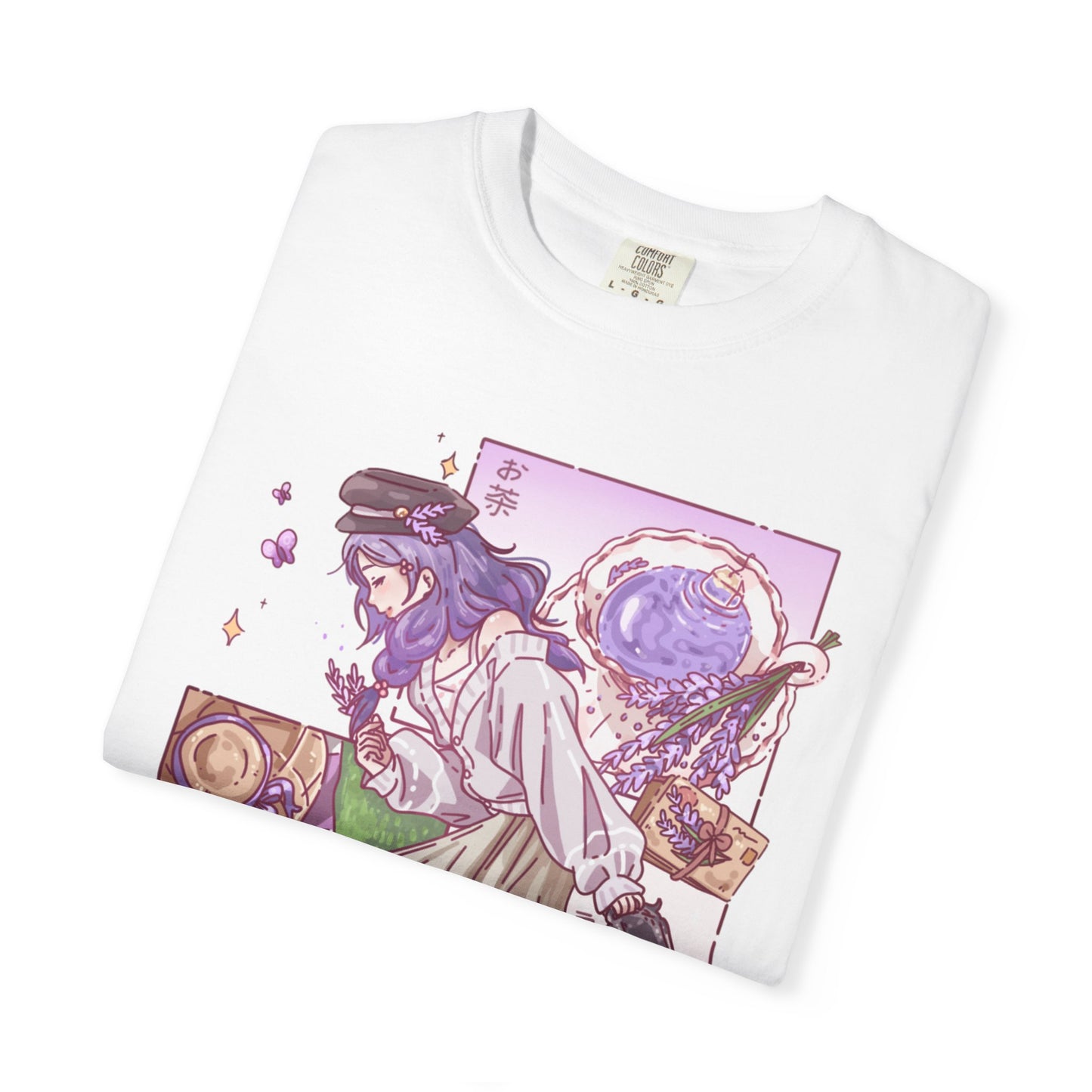 Lavender Tea-Shirt | Anime Girl T-Shirt