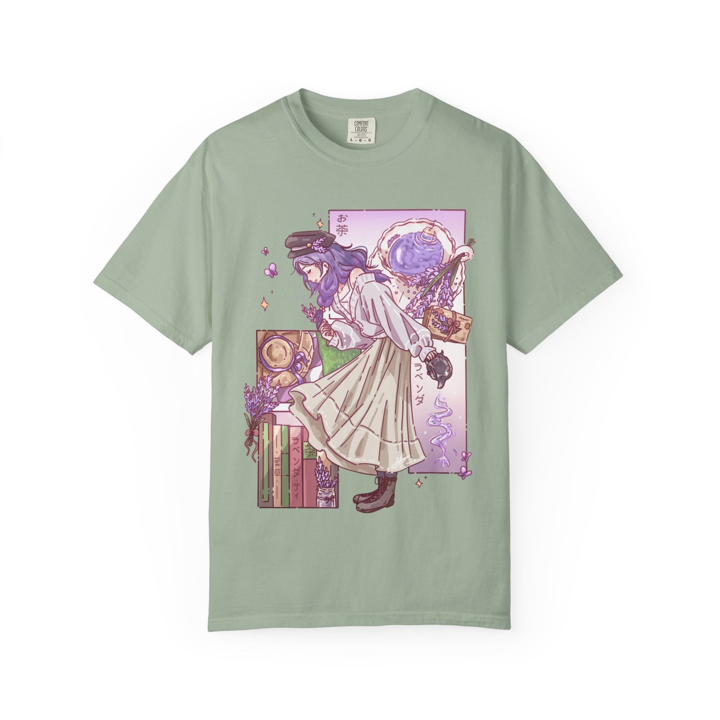 Lavender Tea-Shirt | Anime Girl T-Shirt