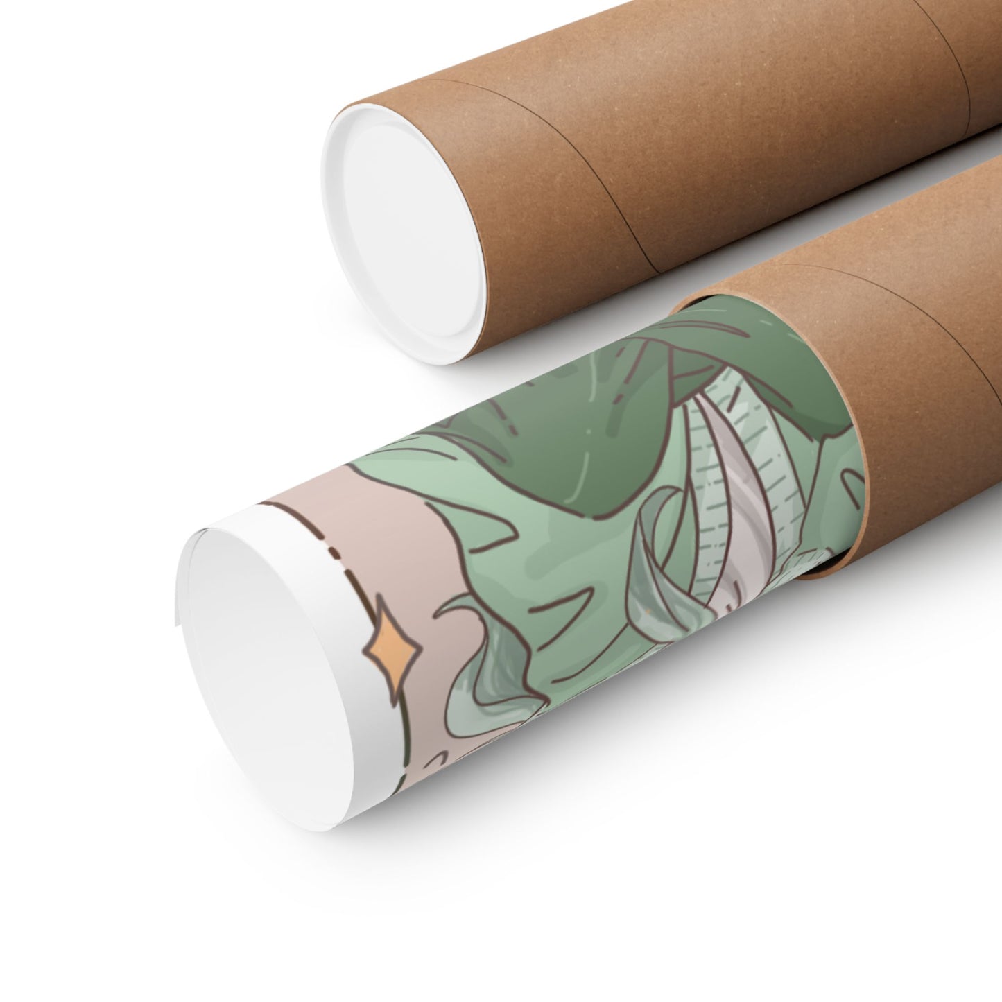 Matcha Girl Poster — Aesthetic Anime Wall Art