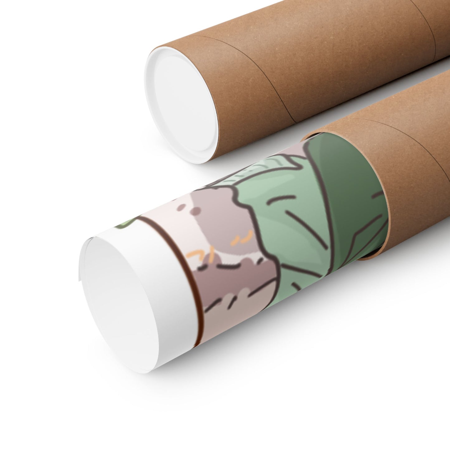 Matcha Girl Poster — Aesthetic Anime Wall Art