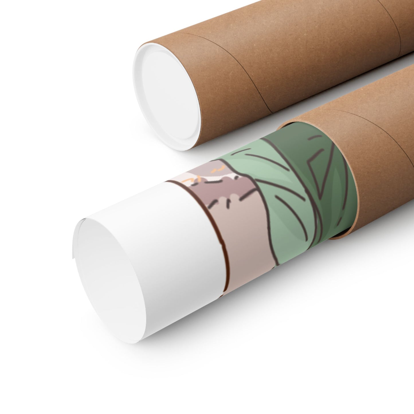 Matcha Girl Poster — Aesthetic Anime Wall Art