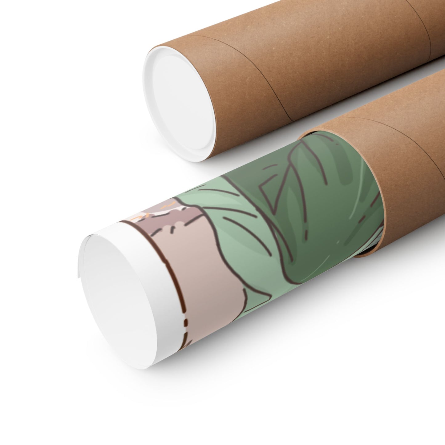 Matcha Girl Poster — Aesthetic Anime Wall Art