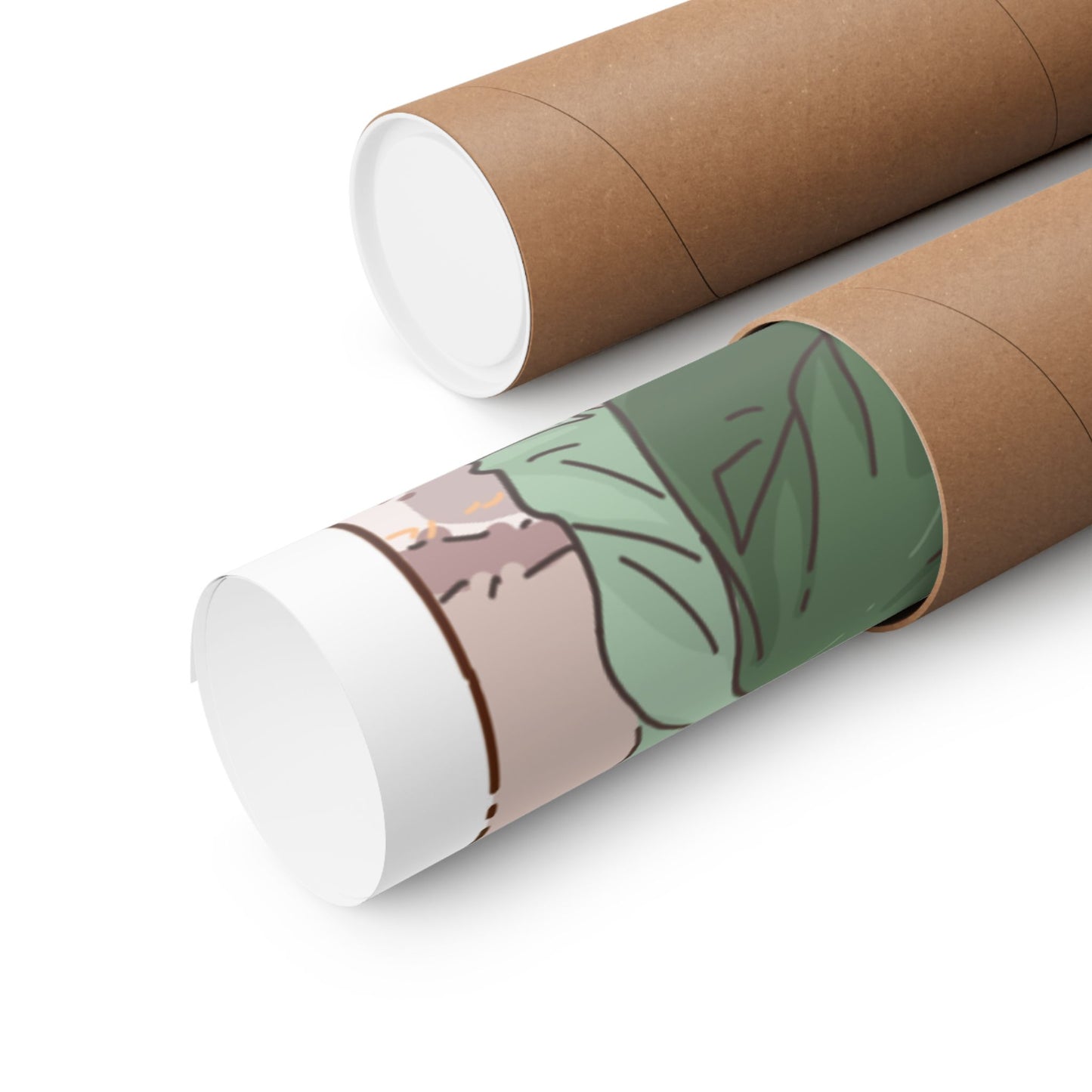 Matcha Girl Poster — Aesthetic Anime Wall Art