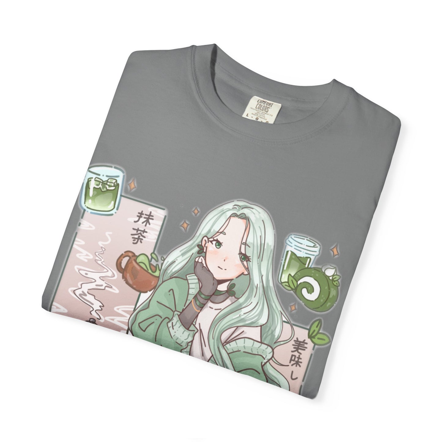 Green Tea-shirt | Anime Girl T-Shirt