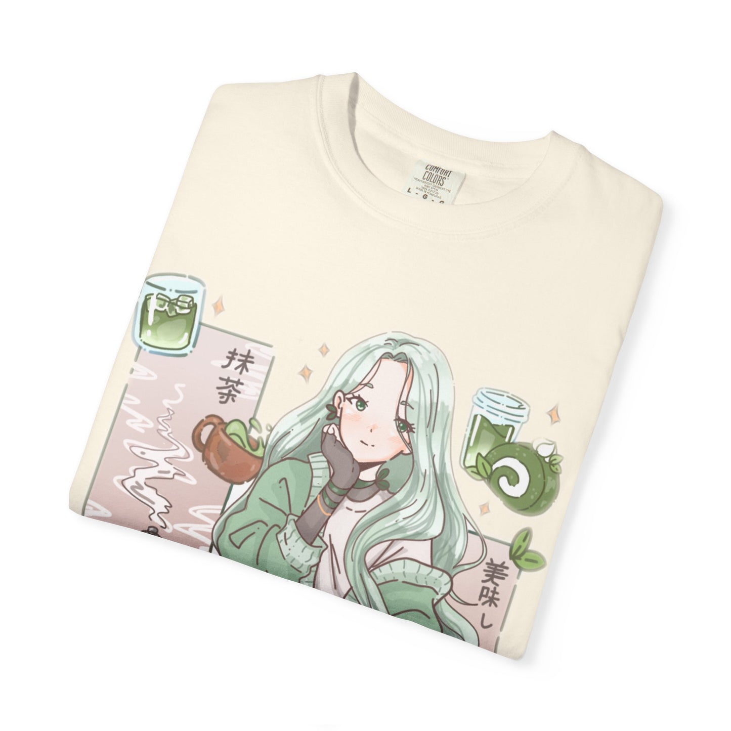 Green Tea-shirt | Anime Girl T-Shirt