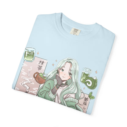 Green Tea-shirt | Anime Girl T-Shirt