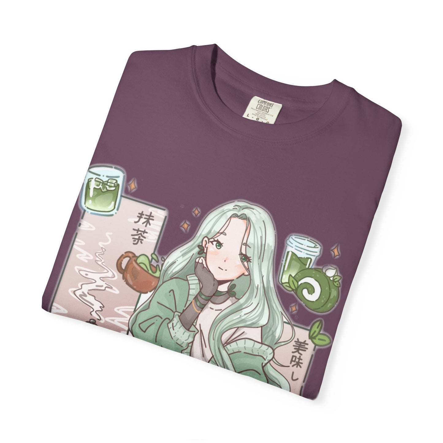 Green Tea-shirt | Anime Girl T-Shirt