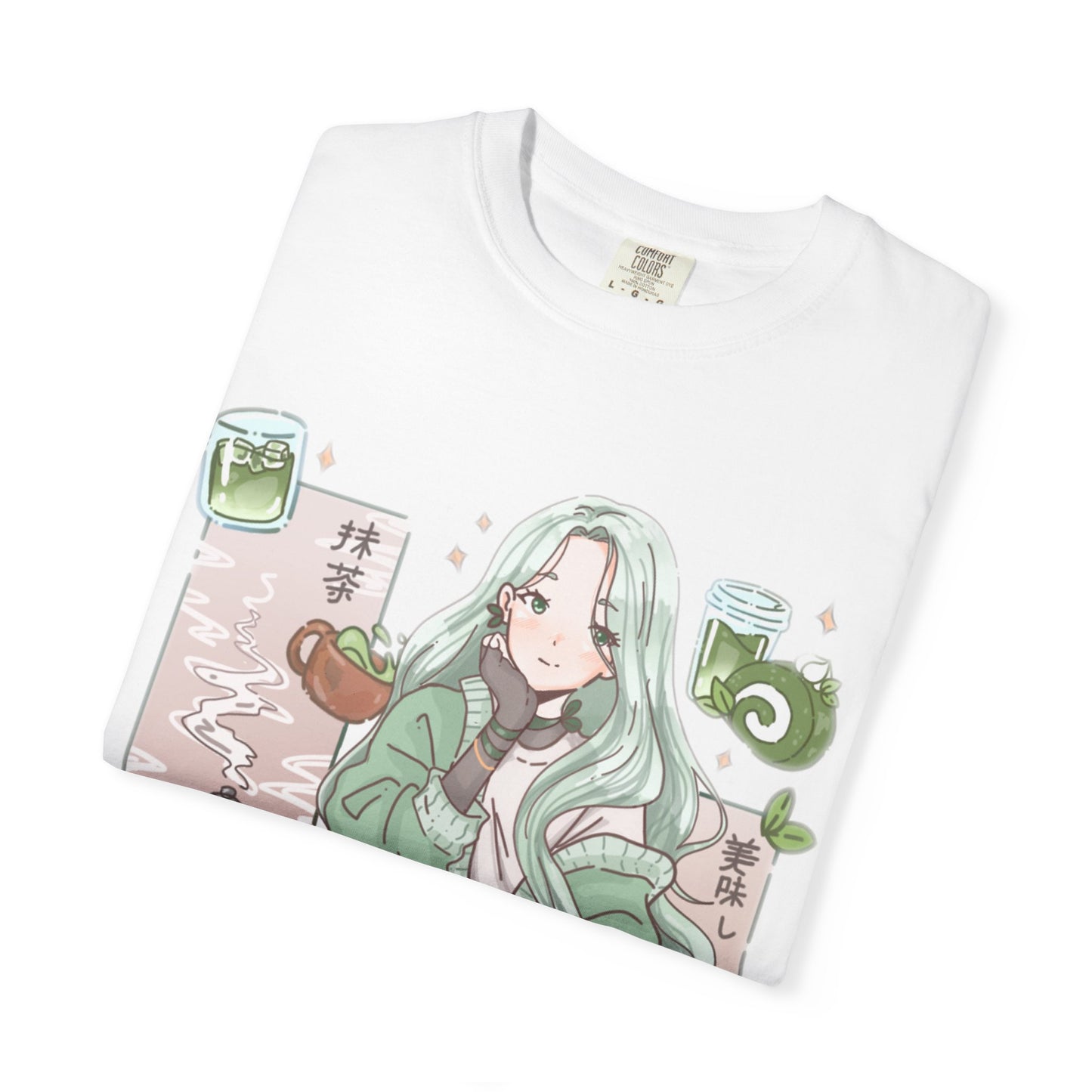 Green Tea-shirt | Anime Girl T-Shirt
