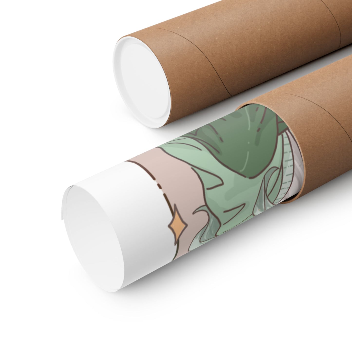 Matcha Girl Poster — Aesthetic Anime Wall Art